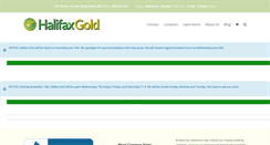 Desktop Screenshot of halifaxgold.ca